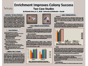 Environmental Enrichment Improves Colony Success